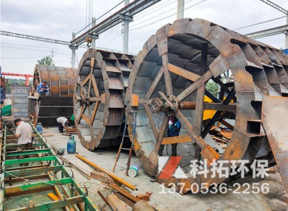 洗砂轮制作现场