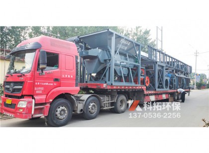 洗沙机装车现场